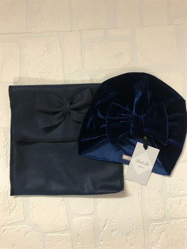 TURBANTE LU&LU ART. 38 BABY E JUNIOR BLU CINIGLIA