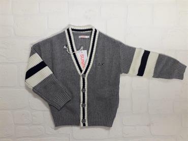 CARDIGAN SUN 68 K40320 JUNIOR GRIGIO