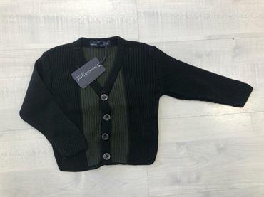 CARDIGAN M&F MF4095N VERDE/NERO