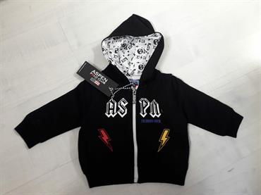 FELPA ZIP ASPEN 1071F0224 NERO