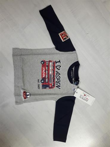 T-SHIRT ML ASPEN 1071M0207 GRIGIO