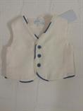 GILET MANUELL&FRANK MF5112I NEONATO LINO AVORIO