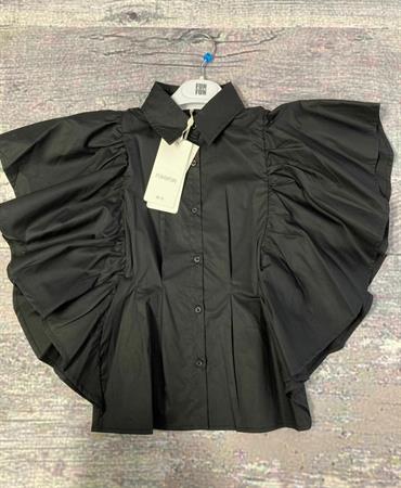 CAMICIA FUN&FUN FNJSH8335 NERO VOLANT JUNIOR