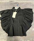 CAMICIA FUN&FUN FNJSH8335 NERO VOLANT JUNIOR