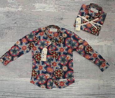 CAMICIA AL MILANO ZANZIBAR 18 FIORI MULTICOLOR