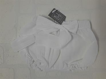 PANTALONCINO KID'S COMPANY SH21E201 NEONATA BIANCO FIOCCO
