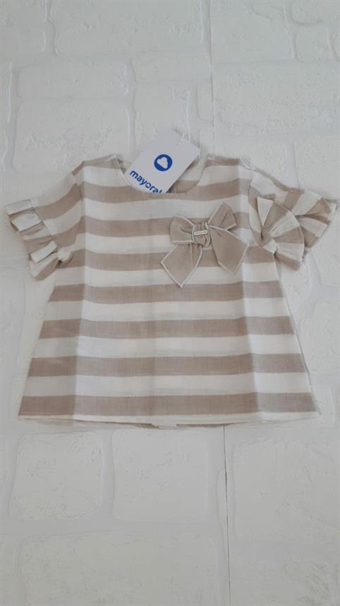 Blusa lino righe MAYORAL Art. 1177 Lino
