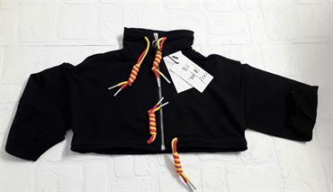 FELPA TO BE TOO TBT1049 BABY ZIP LACCI COLORATI