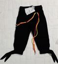 PANTALONE TO BE TOO TBT1045 BABY NERO LACCI COLORATI