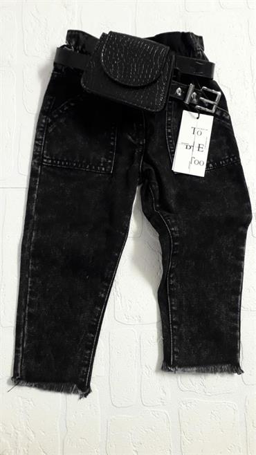 JEANS TO BE TOO TBT1005 BABY NERO CINTA BORSETTA