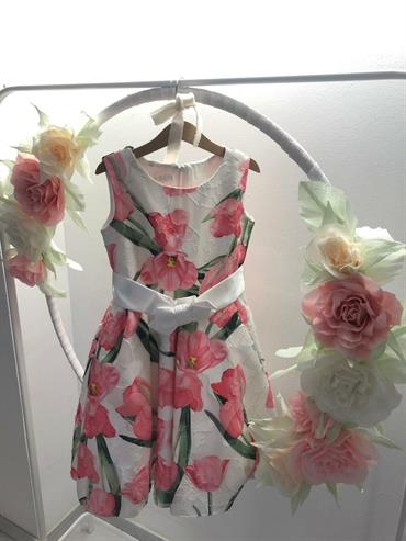 ABITO LES GAMINS LG607547R Col. BIANCO TULIPANI