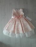 BELLA BRILLI ABITO BABY PIZZO ROSA BB203036/1