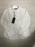 CAMICIA BIANCA FANTASIE GIALLE E BLU MF3108R MANUELL & FRANK