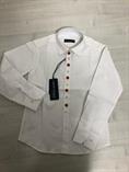 CAMICIA BIANCA BOTTONI ROSSI MF3115R MANUELL & FRANK
