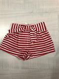 MAYORLA SHORT RIGHE BIANCO/ROSSO 1202