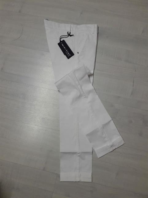 PANTALONE BIANCO MF1041B BABY MANUELL & FRANK