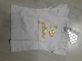 T-SHIRT MC ELSY 6918 YELLOW BIANCA SCRITTA GIALLO