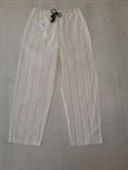 PANTALONE PATRIZIA PEPE PA16 BIANCO RIGHE