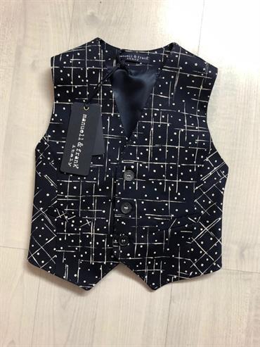 GILET FANTASIA BLU MF6101PCB M&F