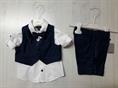 - COMPLETO BABY A F1991 BLU BERMUDA/GILET