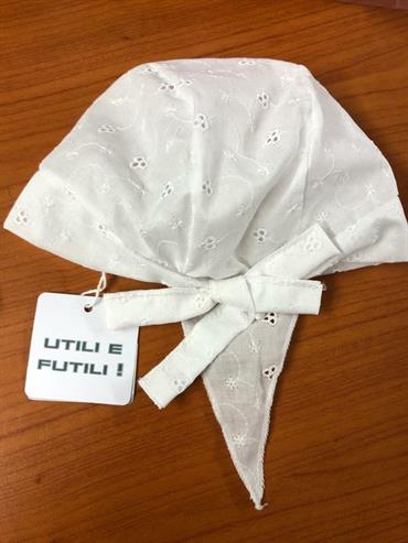 BANDANA CATYA 014218 BIANCO FIOCCO