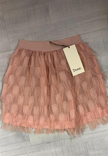 GONNA DIXIE GB00410G23 ROSA ANTICO PIUME JUNIOR