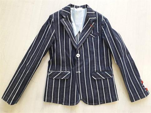 GIACCA RIGHE JEANS MANUELL & FRANK MF6096R JUNIOR