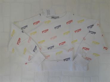 FELPA PATRIZIA PEPE FE16 BIANCO LOGO