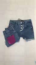 BERMUDA JEANS GUESS K02D08D40J0-MB0Y PAILETTES TASCA