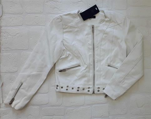 GIUBBINO J'AIME 2870G-GB JUNIOR ECOPELLE BIANCO