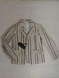 GIACCA MANUELL&FRANK MF6173R JUNIOR RIGHE CREMA