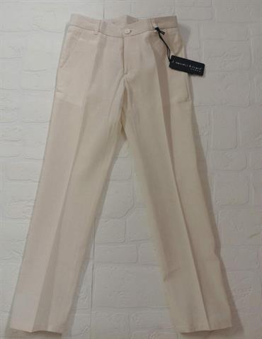 PANTALONE MANUELL&FRANK MF1189R JUNIOR CREMA LINO