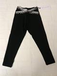 LEGGINS GAELLE 2746P0325 NERO SCRITTE INCROCIATE