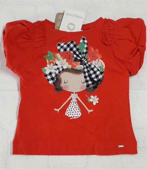 Maglietta m/c bambola MAYORAL Art. 3002 Cachi