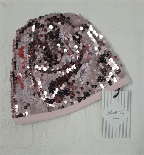 CAPPELLO LU&LU 608 BABY PAILETTES ROSA