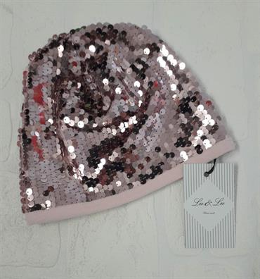 CAPPELLO LU&LU 608 BABY PAILETTES ROSA