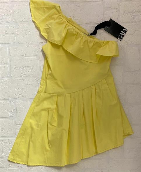 ABITO MONOSPALLA GAIALUNA G3264 GIALLO JUNIOR
