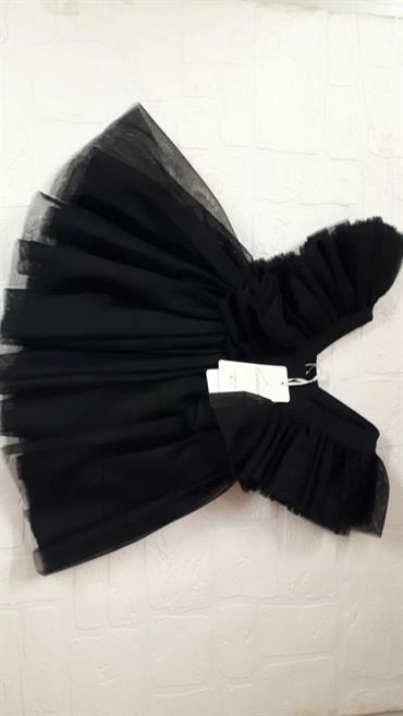 ABITO FUN&FUN FNCBDR7287 BABY TULLE NERO