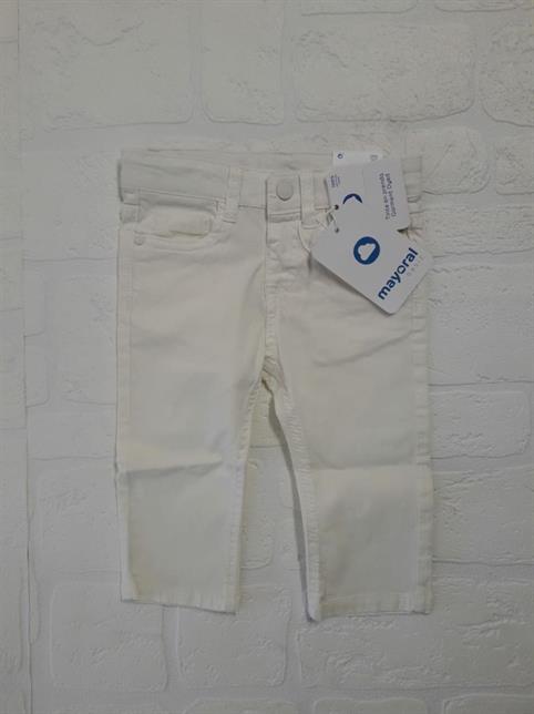 Pantalone sarga slim fit basi MAYORAL Art. 506 Crema