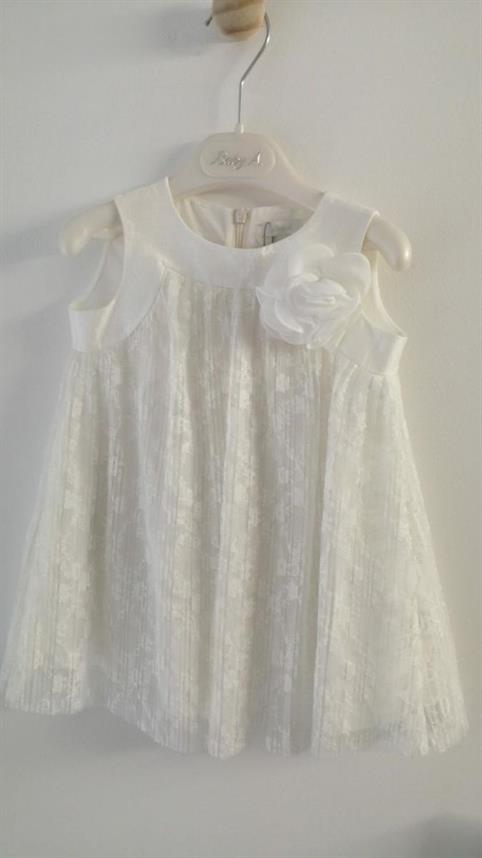 ABITO BABY A F1239 Col. BIANCO PLISSE