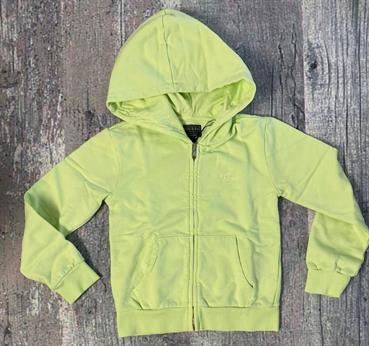 FELPA ZIP GUESS J1YQ09K68I0-G8D9 GIALLO JUNIOR