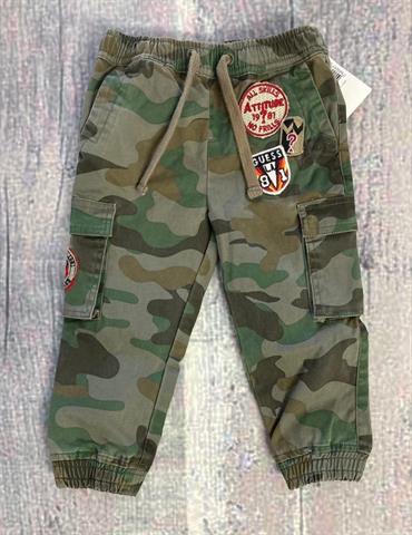 PANTALONE GUESS N1YB02WDYY0-P82D MILITARE BABY
