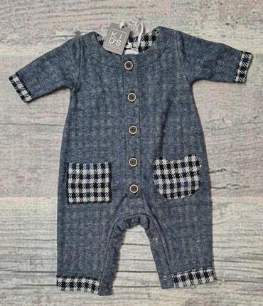 TUTINA KID'S COMPANYB407I21 NEONATO BLU BOTTONI
