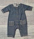 TUTINA KID'S COMPANYB407I21 NEONATO BLU BOTTONI