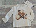 T-SHIRT ML ELSY TENEROSA BIANCO ORSETTO NEO