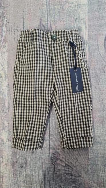 PANTALONE MANUELL&FRANK MF1223N NEONATO QUADRETTI