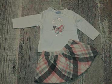 COMPLETO BIMBA 2930 NEO GONNA QUADRI
