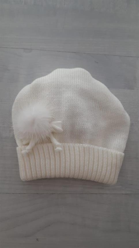 CAPPELLINO CATYA 125558 NEO PANNA MINI PON PON PELLICCIA