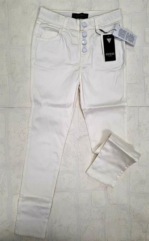 JEANS GUESS J2RBO3WB7XO-G011 JUNIOR BIANCO STRETTO