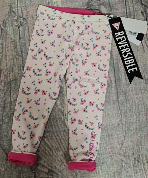 LEGGINGS GUESS K2RB01K6YW1-PN85 REVERSIBILE FIORI/FUCSIA BABY